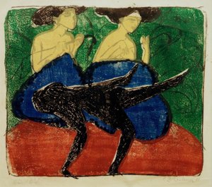 ケーキウォーク 作： Ernst Ludwig Kirchner